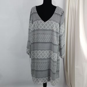 Emma & Michele Dress With Slit Sleeves